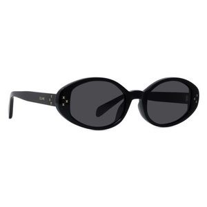Celine CL40212 Mini Triomphe Black Oval Sunglasses - 52mm
